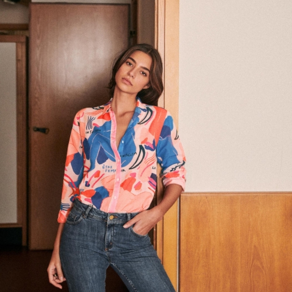 Sezane Pierro Top in Femme size 44